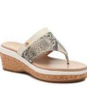 COLE HAAN Cecily Wedge Sandal Size: 8 EUC